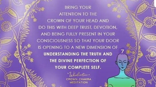 Crown Chakra Meditation Script